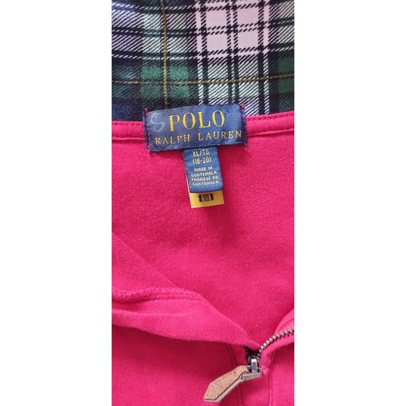 Polo Ralph Lauren men's Cotton 1/4 Zip Red Sweater size XL retail $135 - Picture 6 of 6